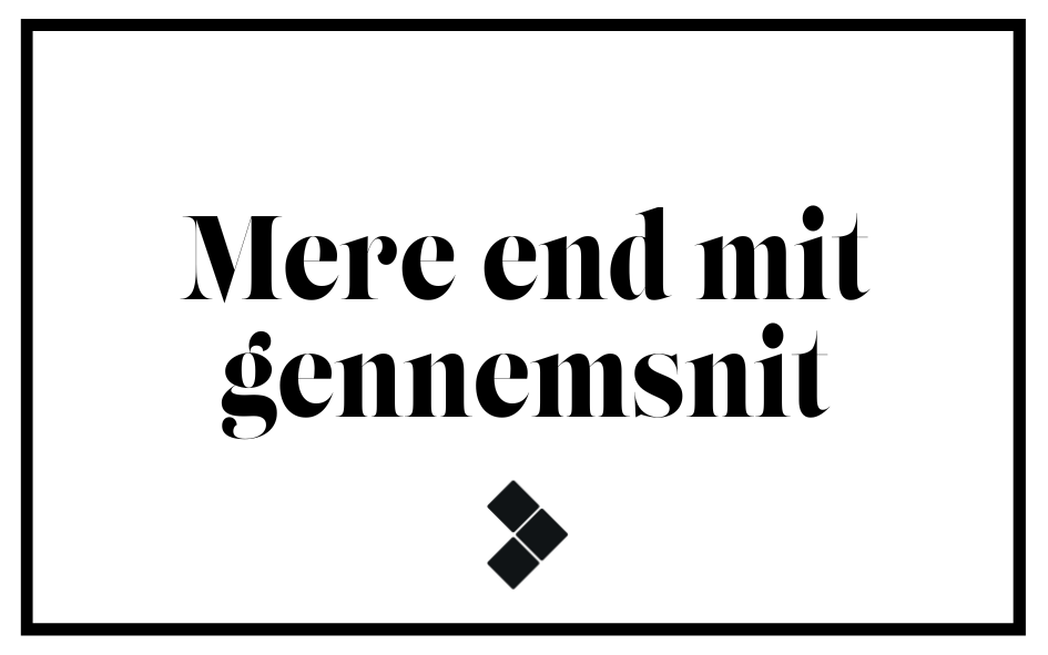 Mere end et gennemsnit-logo Mere end et gennemsnit-logo
